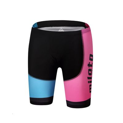 Uriah Women's Cycling Shorts 3D Coolmax Gel Padded Waves Pink Size XXL(CN)
