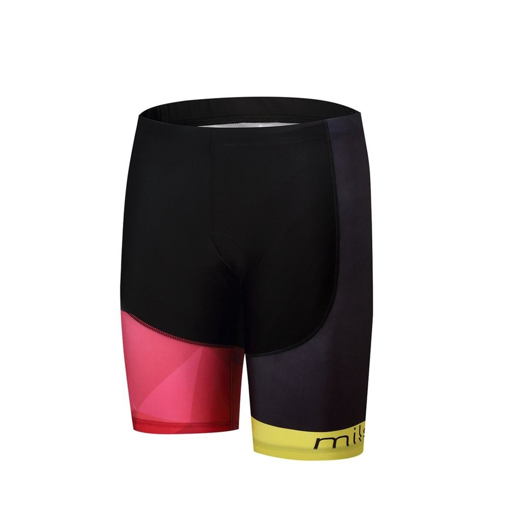 Uriah Women's Cycling Shorts 3D Coolmax Gel Padded Red Black Size M(CN)