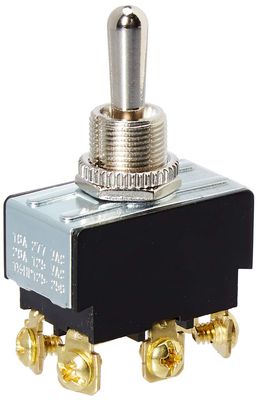 BEP 1002012 DPDT (On)/Off/(On) Chrome Plated Toggles