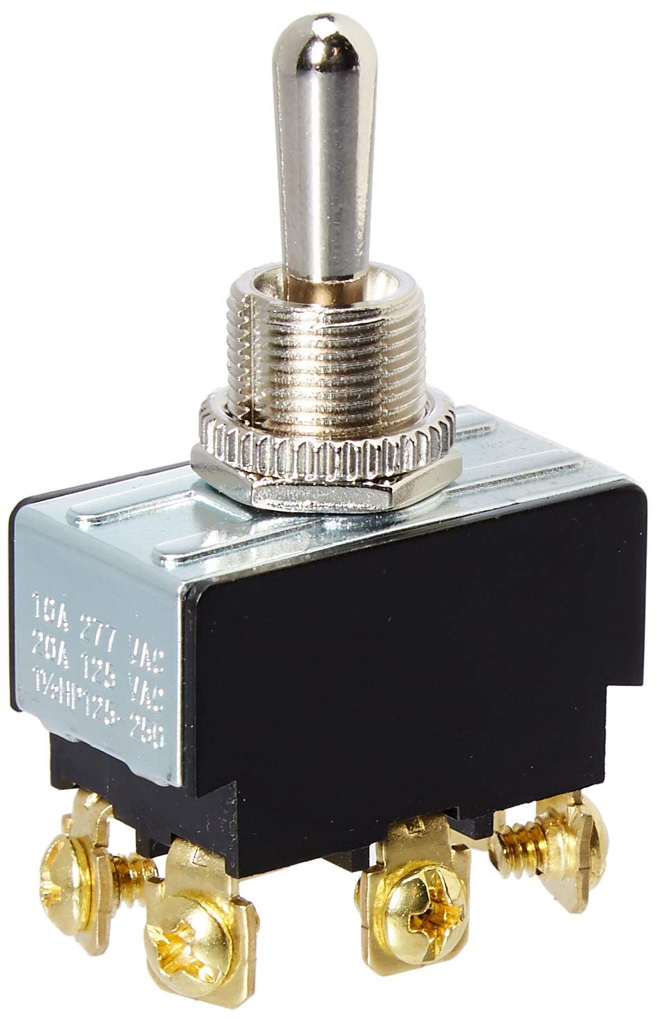 BEP 1002012 DPDT (On)/Off/(On) Chrome Plated Toggles
