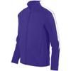Augusta Sports Youth Medalist Jacket 2.0, Purple/White, Small view 1