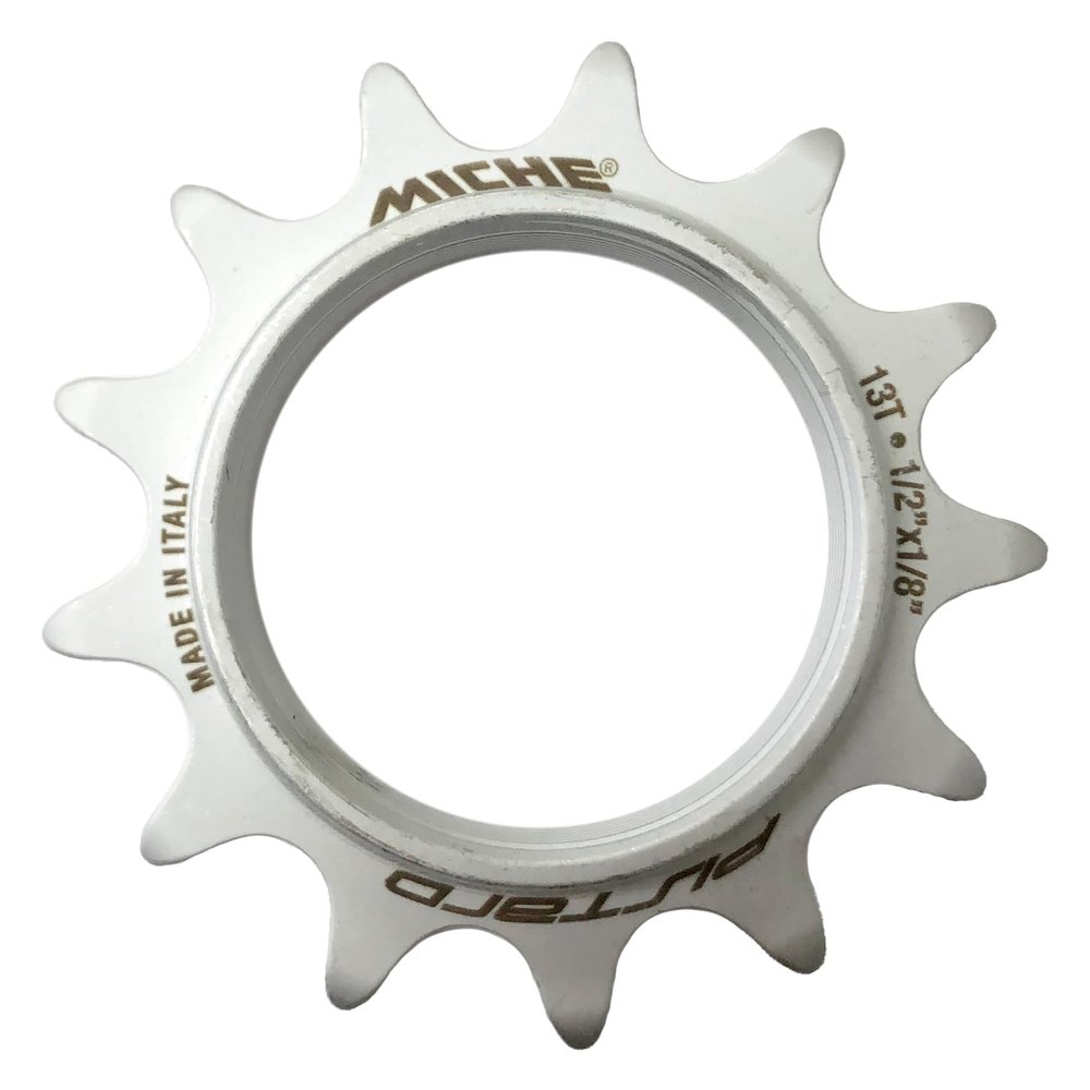 Miche Unisex - Adult Single Speed Matt Chrome Sprocket - One Size