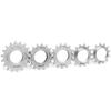 Miche Unisex - Adult Single Speed Matt Chrome Sprocket - One Size view 3