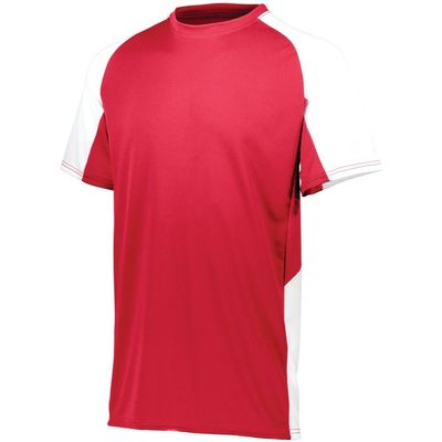 Augusta Sports Cutter Jersey, Red/White, Small