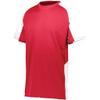 Augusta Sports Cutter Jersey, Red/White, Small view 1