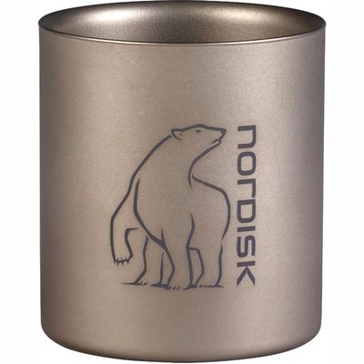 Nordisk 119010 Outdoor Camping Mug, Titanium, Double Wall Specifications, 7.8 fl oz (220 ml), Genuine Japanese Product