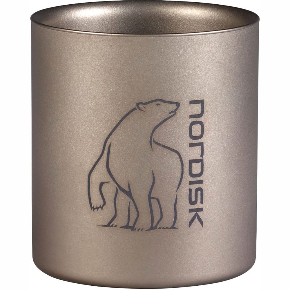 Nordisk 119010 Outdoor Camping Mug, Titanium, Double Wall Specifications, 7.8 fl oz (220 ml), Genuine Japanese Product
