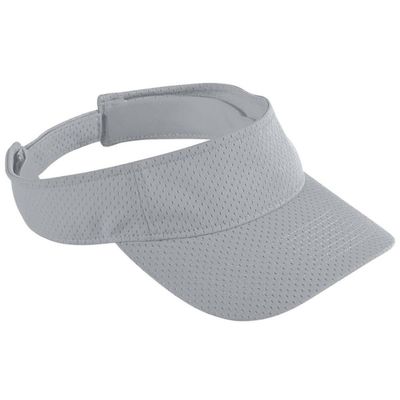 Augusta Sports Athletic Mesh Visor-Youth, Silver Grey, One Size