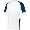 Augusta Sports Cutter Jersey, White/Navy, XX Large view 1