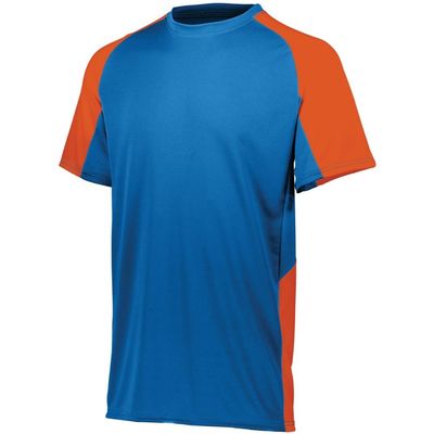 Augusta Sports Cutter Jersey, Royal/Orange, X Large