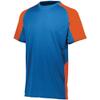 Augusta Sports Cutter Jersey, Royal/Orange, X Large view 1