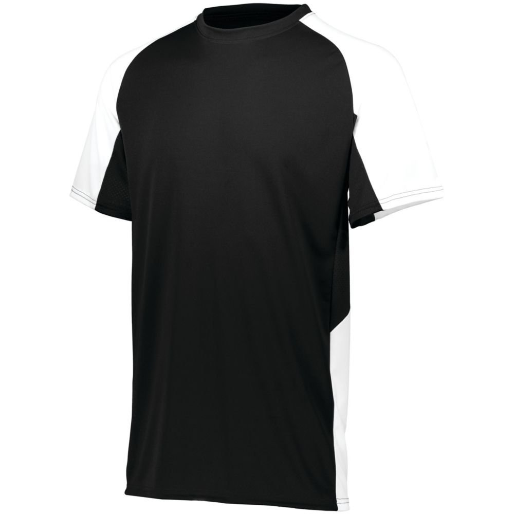 Augusta Sports Cutter Jersey, Black/White, Large