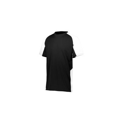 Augusta Sports Youth Cutter Jersey, Black/White, Large