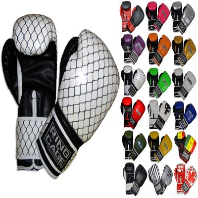 Gym Training Stand-Up Boxing Gloves (Cage Printed, Regular Weighs 12oz)