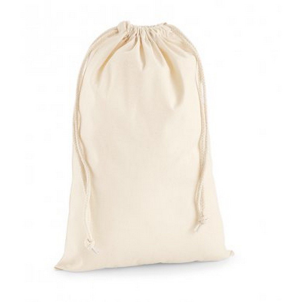 Westford Mill Premium Cotton Stuff Bag (XS) (Natural)