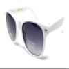 WebDeals - Kids Childrens 80's Classic Retro Sunglasses Assorted Colors (Soft Feel White, Smoke) view 1