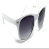 WebDeals - Kids Childrens 80's Classic Retro Sunglasses Assorted Colors (Soft Feel White, Smoke) view 3
