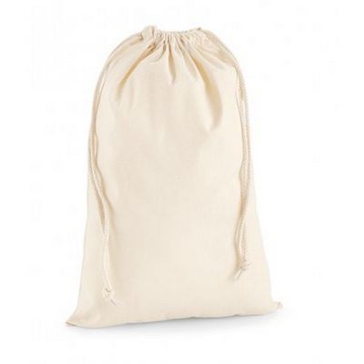 Westford Mill Premium Cotton Stuff Bag (S) (Natural)