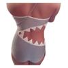 WeeH Bikini One Piece Swimsuits for Women Sexy Swimwear for Swimming Pool Beach Shark M view 2