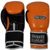 Gym Training Stand-Up Boxing Gloves (Orange/Black, Large-16oz) view 2