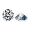 100PCS 6mm AAAAA Round Machine Cut White Cubic Zirconia Loose Stones CZ Zirconia Gemstone For Jewelry Making