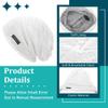 Ruphedy Men's Slouchy Beanie Summer Thin Hollow Long Oversized Skull Cap B301 (B18h-White) view 3