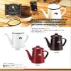 Captain Stag UH-524 Enameled Coffee Pot, 0.4 fl oz (1.1 L), White view 3