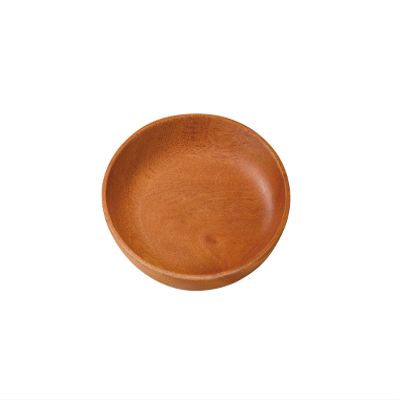 Captain STAG UP-2554 Wooden Tableware, Round Plate, Outer Diameter 6.3 inches (16 cm), Wood Breath