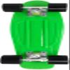 Mini Sidewalk Cruiser Skateboard 22" Complete, Green Deck, Wheel Color Varies view 2