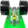 Mini Sidewalk Cruiser Skateboard 22" Complete, Green Deck, Wheel Color Varies view 4