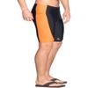 Tuga Men's Snorkel Jammer Short, UPF 50+, Made in USA, Black/Orange, XL view 1