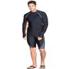 Tuga Men's Snorkel Jammer Short, UPF 50+, Made in USA, Black/Grey, S view 4