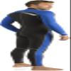 Cressi Lido Long 2 mm Man Monopiece Wetsuits, Black/Blue, L view 2