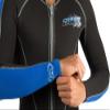 Cressi Lido Long 2 mm Man Monopiece Wetsuits, Black/Blue, L view 4