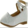 AD Baby Lj-Adorababy Girls Ba0040/41 Dress Flats with Ankle Strap Closure,Silver,8 view 1