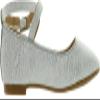 AD Baby Lj-Adorababy Girls Ba0040/41 Dress Flats with Ankle Strap Closure,Silver,8 view 2