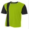 A4 Boy's Legend Soccer Jersey Shirt, Lime Black, X-Large view 1