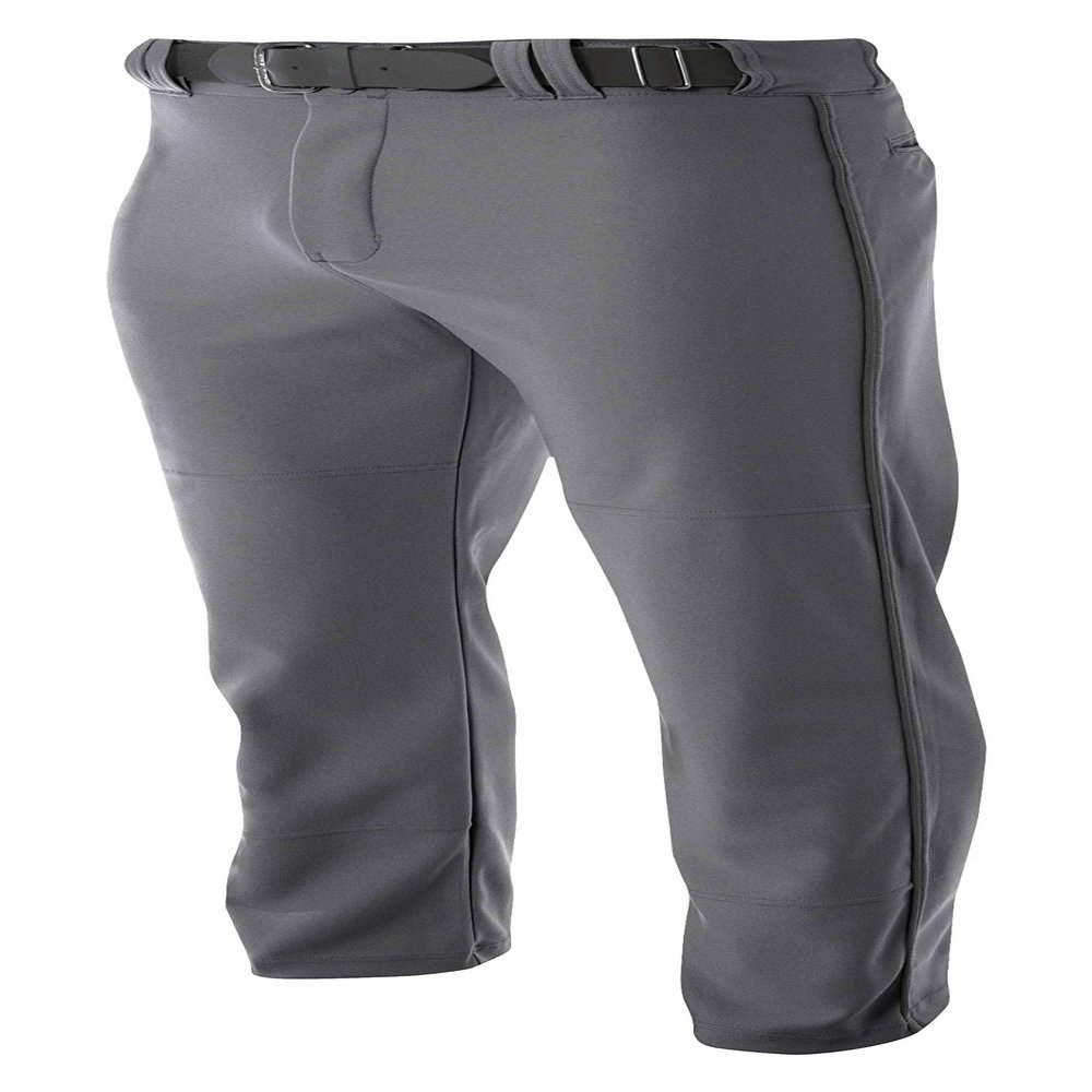A4 Mens Pro-Style Open Bottom Baseball Pant, Large, Graphite
