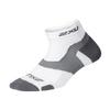 2XU Vectr 1/4 Crew Sock, White/Grey, X-Large view 1