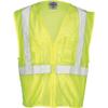 Kishigo Self Extinguishing Mesh Vest XL Lime view 1