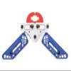 Pine Ridge Archery unisex adult Kwik Stand Bow Support, White/Blue/Red, Universal US view 1