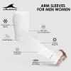 Achiou Arm Sun Sleeves Compression UV Protection Cooling for Men Women Summer Sunblock Basketball Football, Cover Arms Tattoo view 3