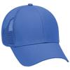 OTTO Superior Cotton Twill 6 Panel Low Profile Mesh Back Trucker Hat - Royal view 1