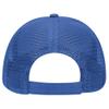 OTTO Superior Cotton Twill 6 Panel Low Profile Mesh Back Trucker Hat - Royal view 2