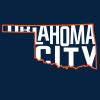 UGP Campus Apparel Oklahoma City Basketball State Outline - Hometown Sports Fan Oklahoma T Shirt - Medium - Navy view 2