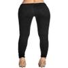 2LUV Women's Stretchy 5 Pocket Skinny Super Comfy Uniform Pants Black 3 view 3