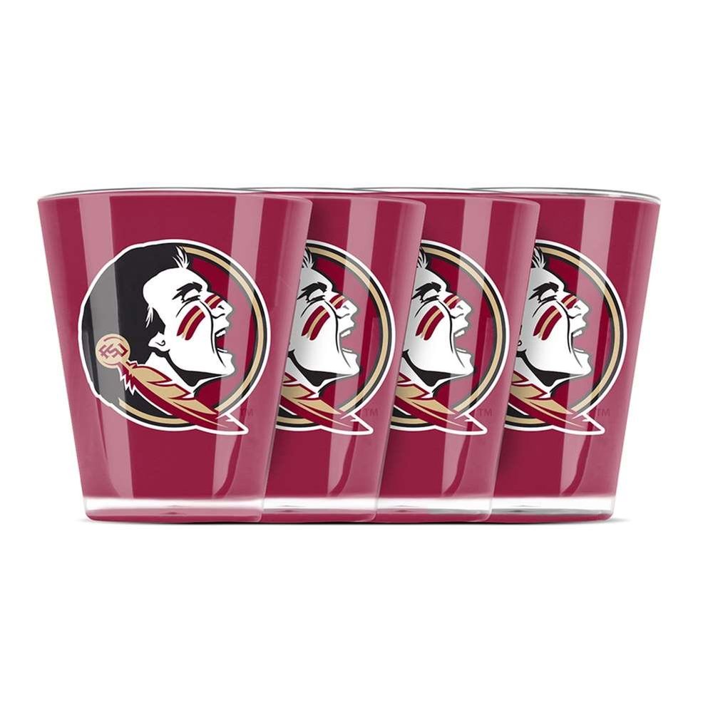 NCAA Florida State Seminoles Insulated Acrylic Shot Glass Set of 4