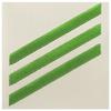 VANGUARD Navy E3 Rating Badge Airman - Green Chevrons ON White POPLIN view 1