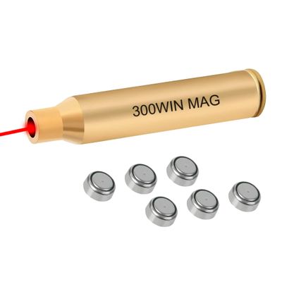 360 Tactical 300WIN MAG Sight Cartridge Red Laser Bore Boresighter Caliber for Rifles Hunting Bore Sight