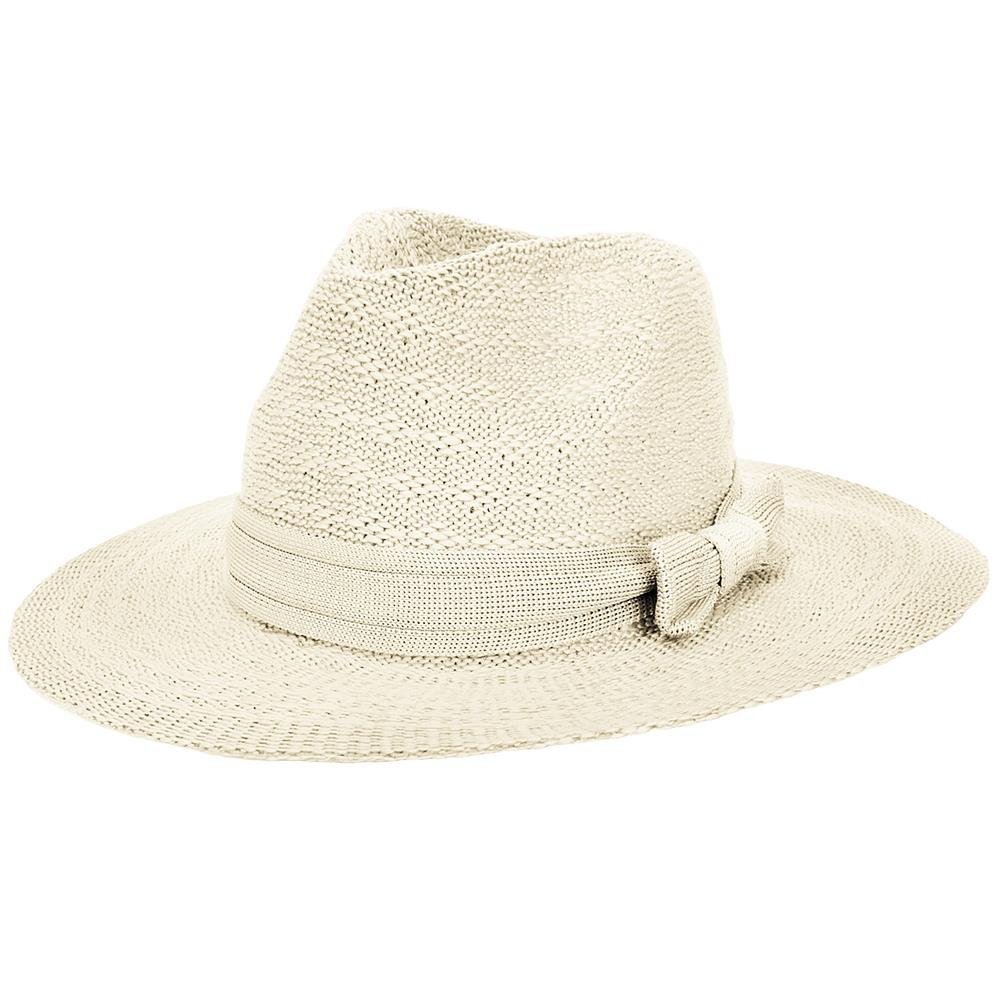 Aerusi Men's Fandora Wide Brim Summer Hat (Kahaki)